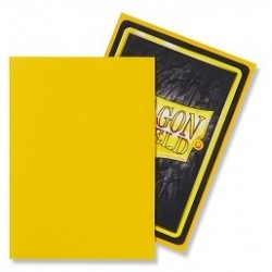 Dragon Shield Standard Card Sleeves Matte Yellow (100)